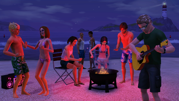 Večerní Párty v Sims 3